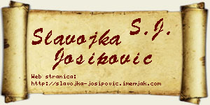 Slavojka Josipović vizit kartica